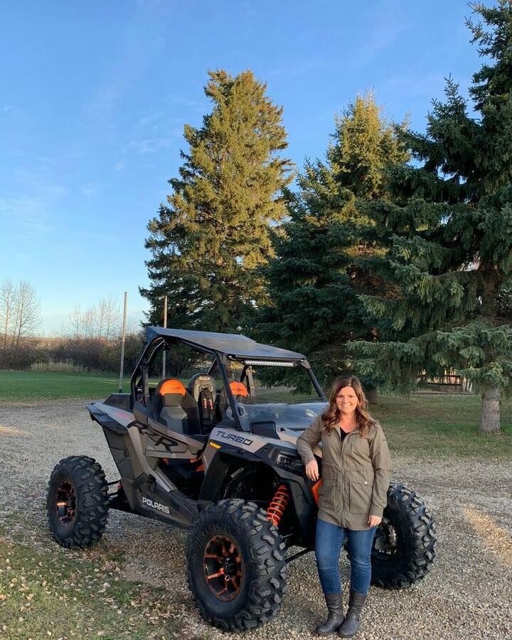 Customer with their new Polaris RZR side-by-side